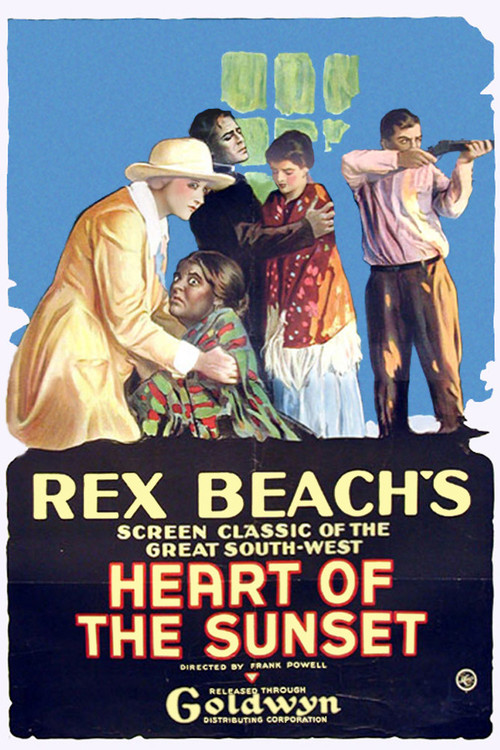 Heart of the Sunset (1918) poster