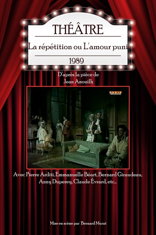 La répétition ou L'amour puni (1986) poster