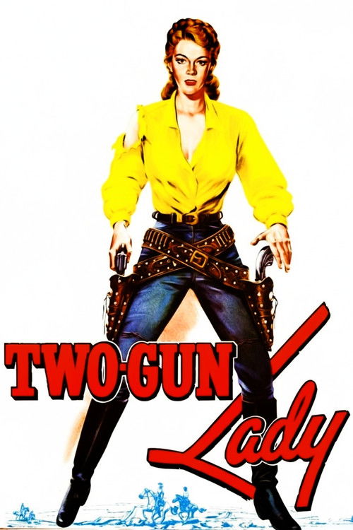 Two-Gun Lady (1955) poster