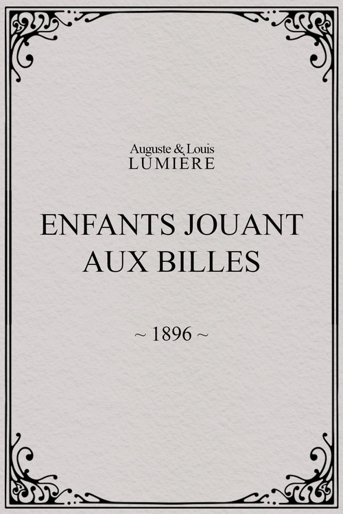 Children Playing Marbles (1896) poster