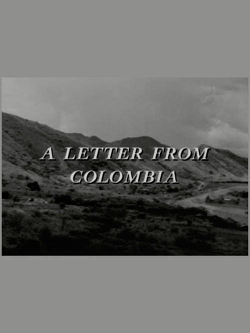A Letter from Colombia (1962) poster