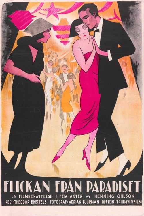 Flickan från paradiset (1924) poster