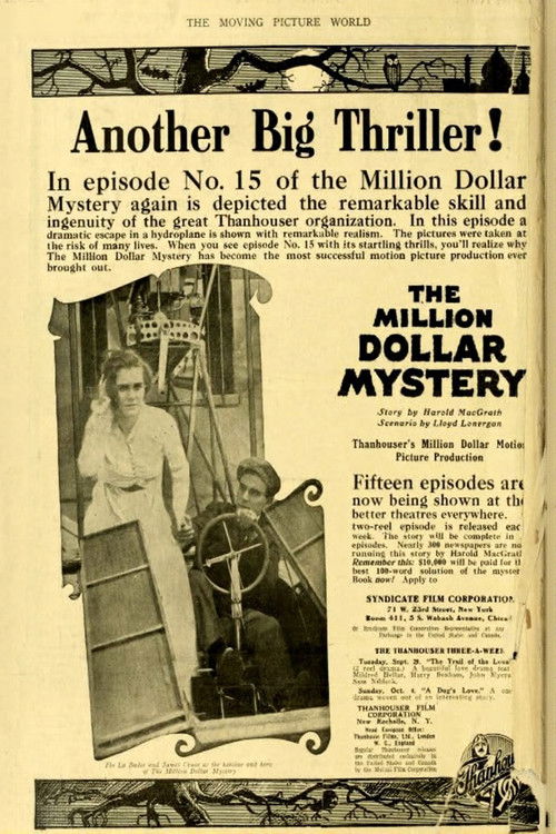 Million Dollar Mystery (1927) poster