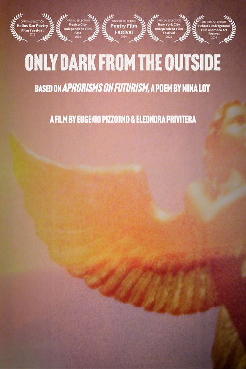 ONLY DARK FROM THE OUTSIDE (2024) poster