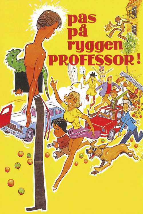 Pas på ryggen, professor! (1977) poster
