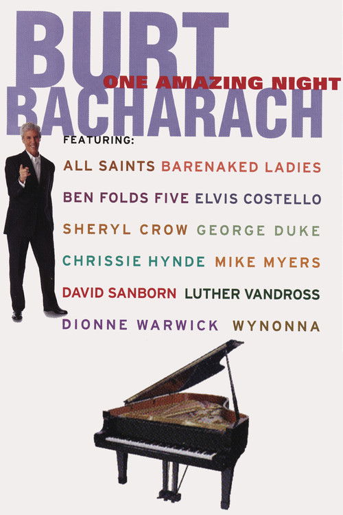 Burt Bacharach: One Amazing Night (1998) poster