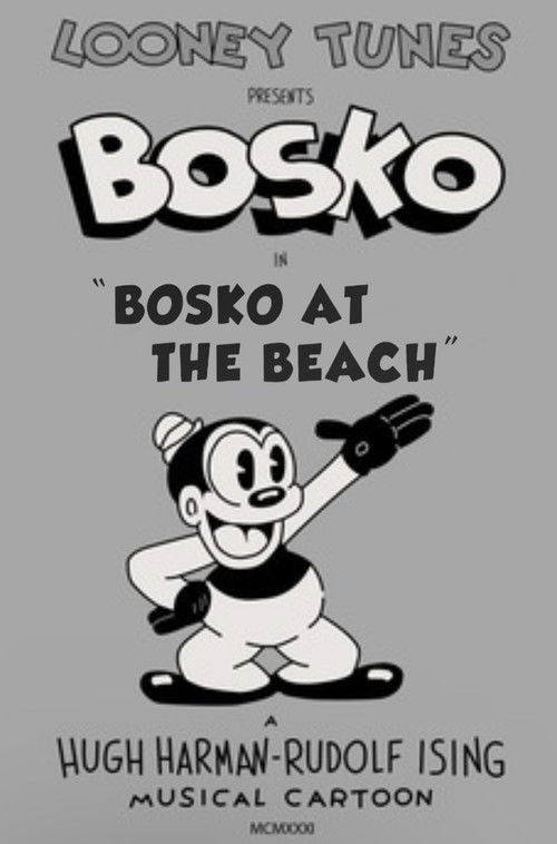 Bosko at the Beach (1932) poster