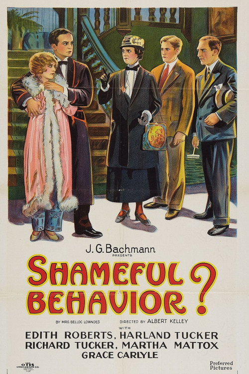 Shameful Behavior? (1926) poster