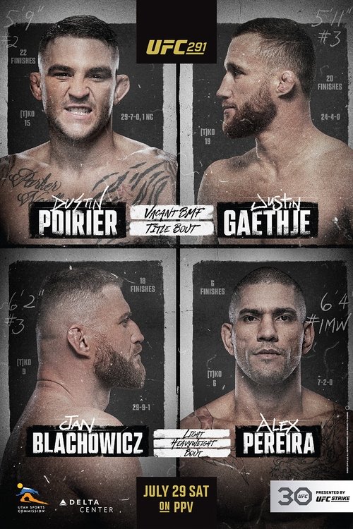 UFC 291: Poirier vs. Gaethje 2 (2023) poster