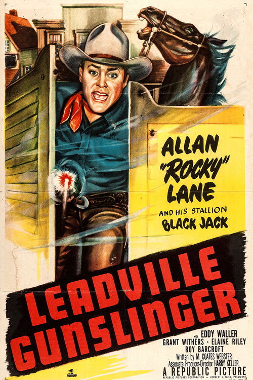 Leadville Gunslinger (1952) poster