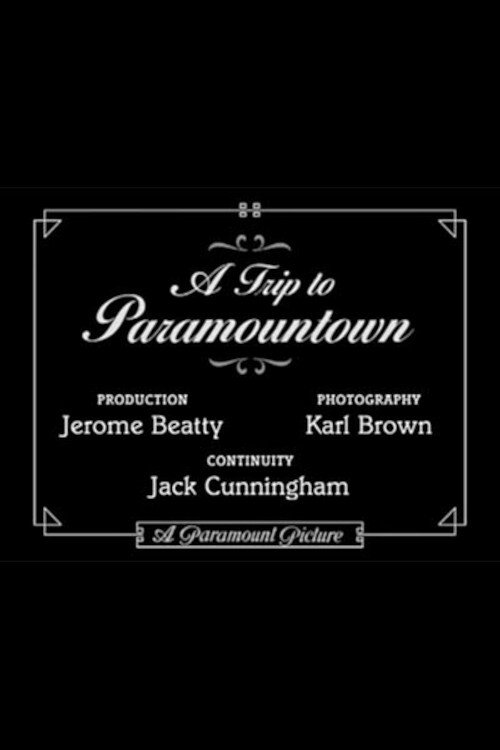 A Trip to Paramountown (1922) poster