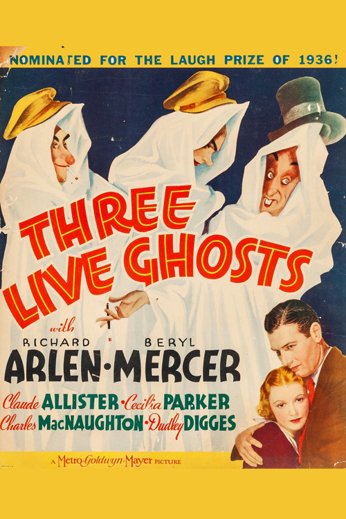 Three Live Ghosts (1936) poster