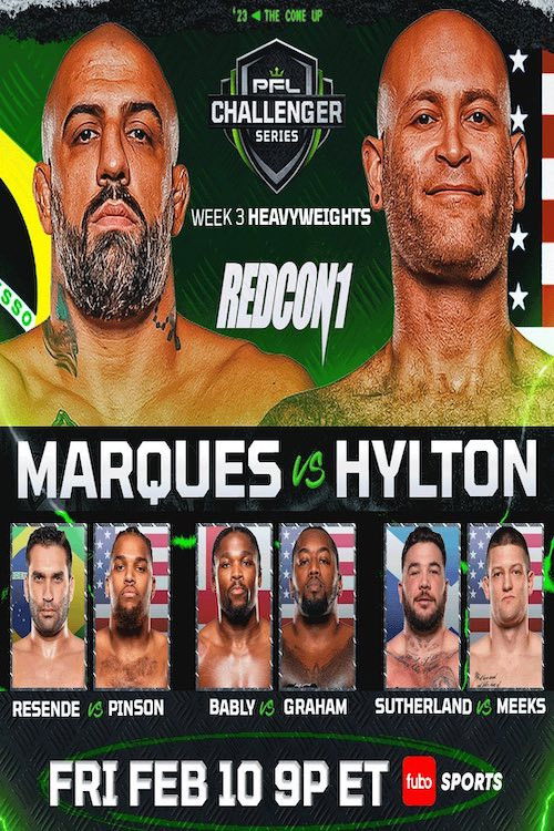PFL 2023 Challenger Series: Week 3/Heavyweights - Marques vs. Hylton (2023) poster