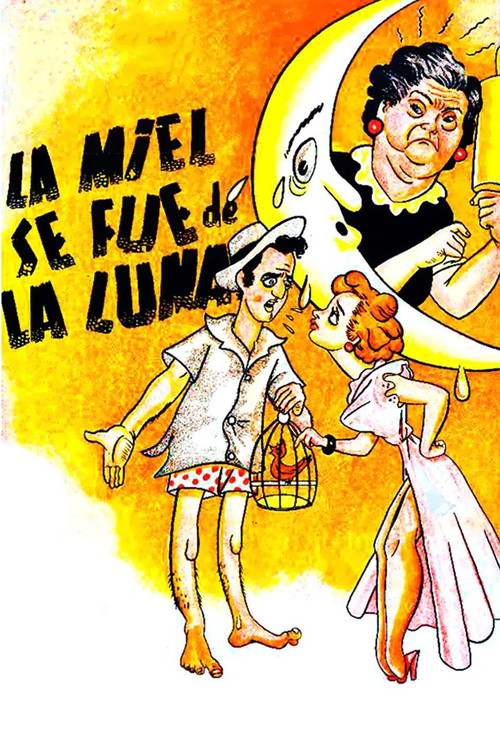 La miel se fue de la luna (1952) poster