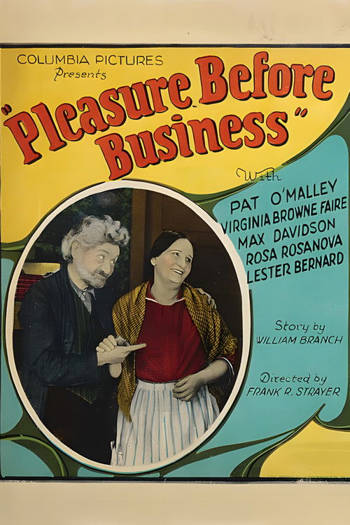 Pleasure Before Business (1927) poster
