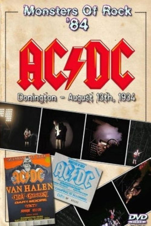 AC/DC: Donington Park 18 August 1984 (1984) poster