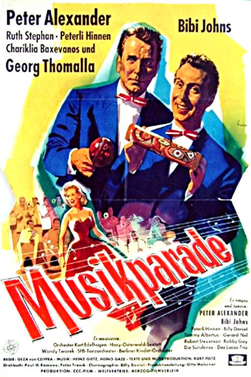Musikparade (1956) poster