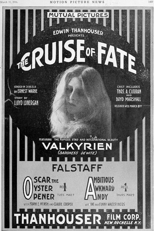 The Cruise of Fate (1916) poster