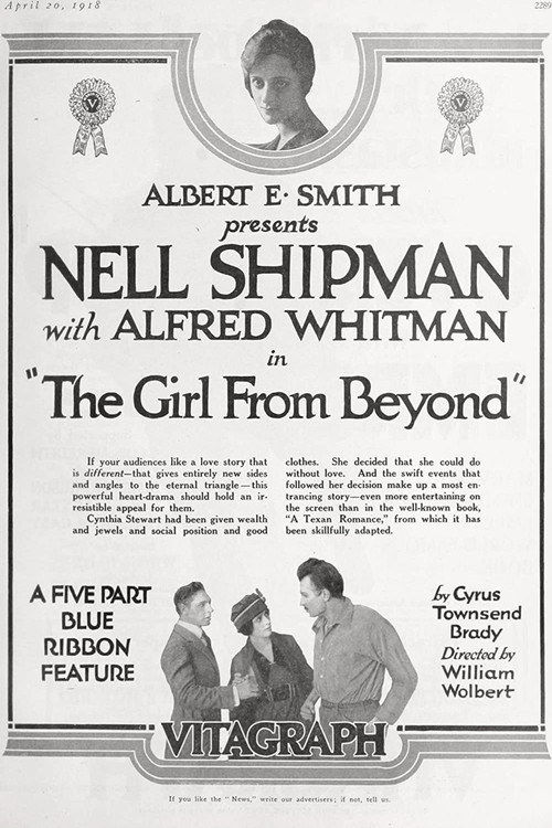 The Girl from Beyond (1918) poster