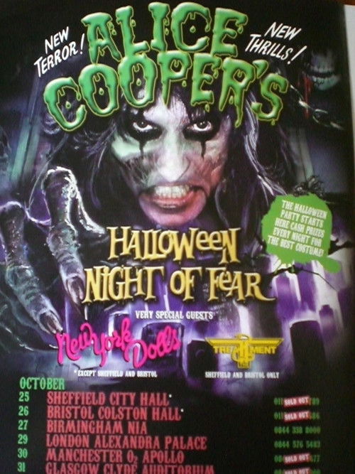 Alice Cooper: Halloween Night of Fear (2011) poster